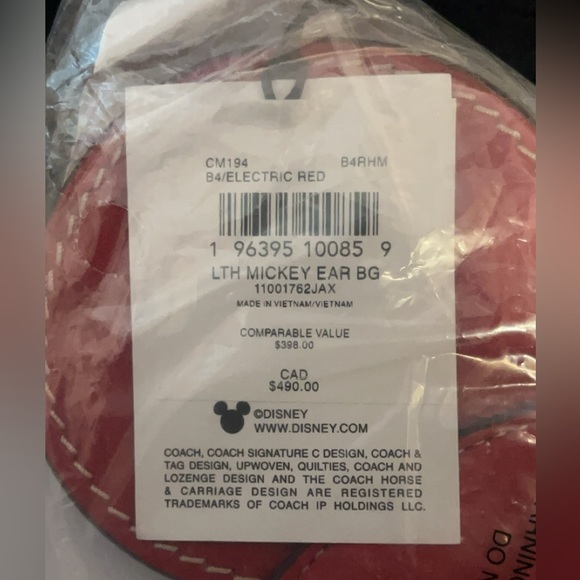 Disney x Coach Mickey mouse ear bag - Picture 8 of 9